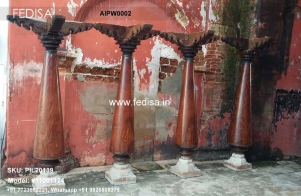 Wood Carving Pillar Design Pillar Design For Home Brick Pillar Design