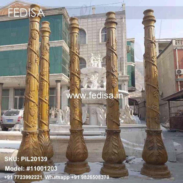 Indoor Pillars Pillar Design In Home Front Round Pillar Design For Home
