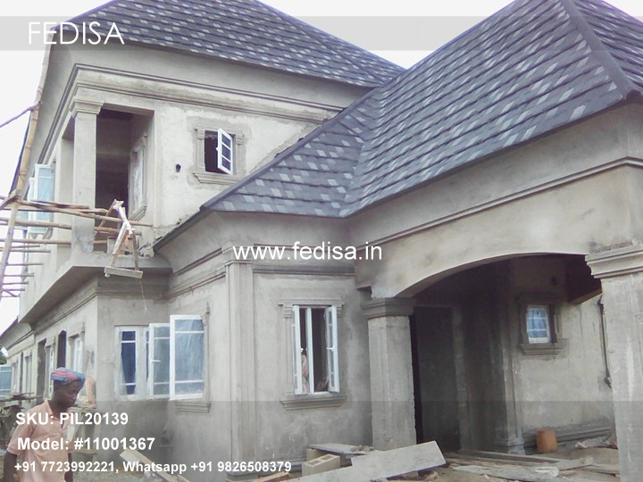 Ionic Column Style Cement Pillar Design Balcony Pillar Design