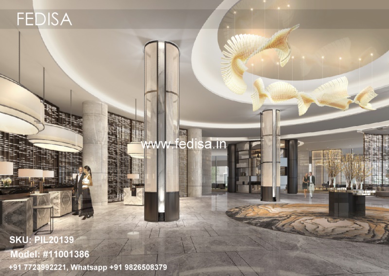 Modern House Front Pillar Design Square Pillar Design With Tiles Round Pillar Pop Design