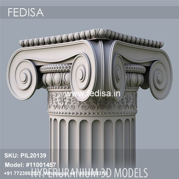 Steel Column Cap Plate Design Example Square Pillar Design With Tiles Round Pillar Pop Design