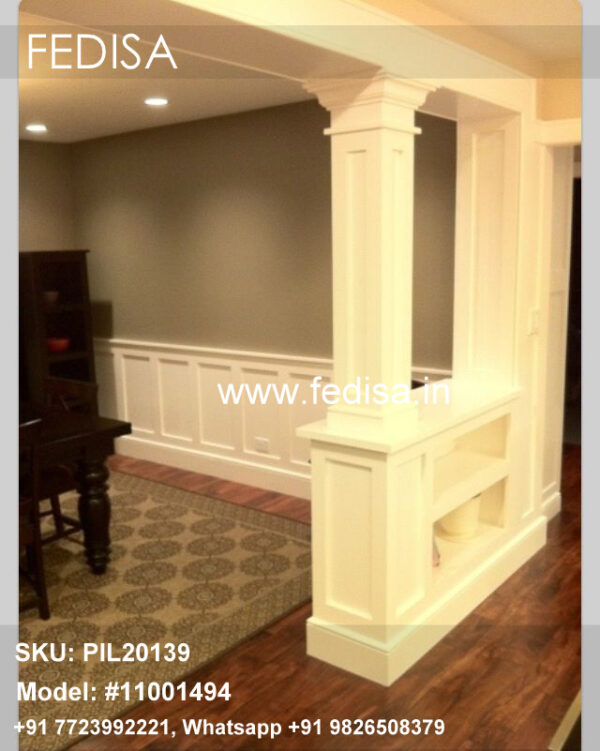 Corner Column Footing Design Pillar Tiles Design Pillar Decoration In Living Room