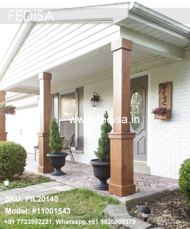 Biaxial Column Design Example Square Pillar Design Brick Columns Designs