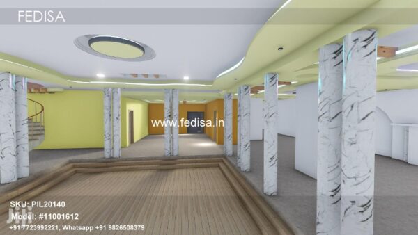 Design Of Column Ppt Pillar Pop Design Pillar Paint Design