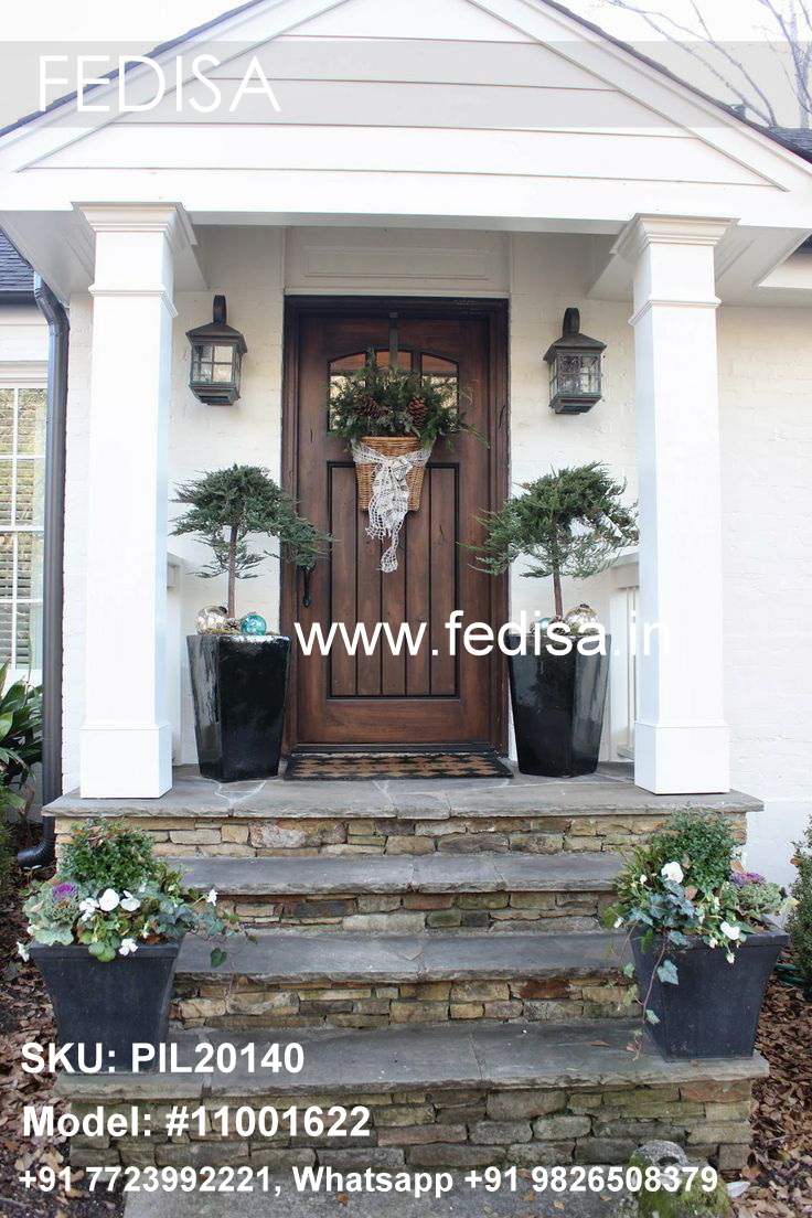 Tubular Column Design Pillar Design In Home Front Round Pillar Design For Home