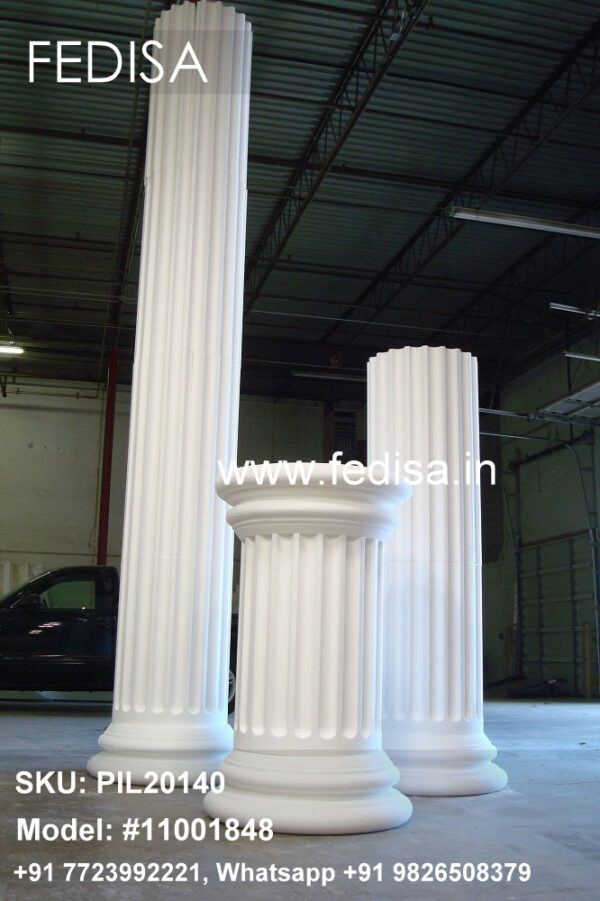 Round Pillars Hall Pillar Design Sitout Pillar Design