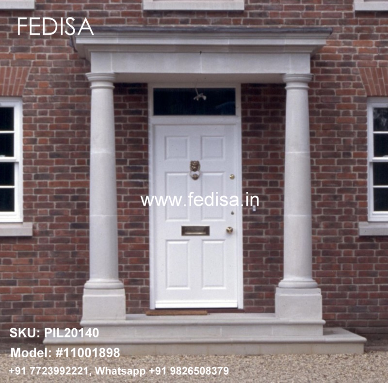 Exterior Pillars Square Pillar Tiles Design Home Pillar Colour Design