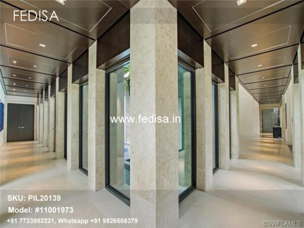 Tapered Pillars Pillar Ki Design Square Pillar Designs For Home Interiors