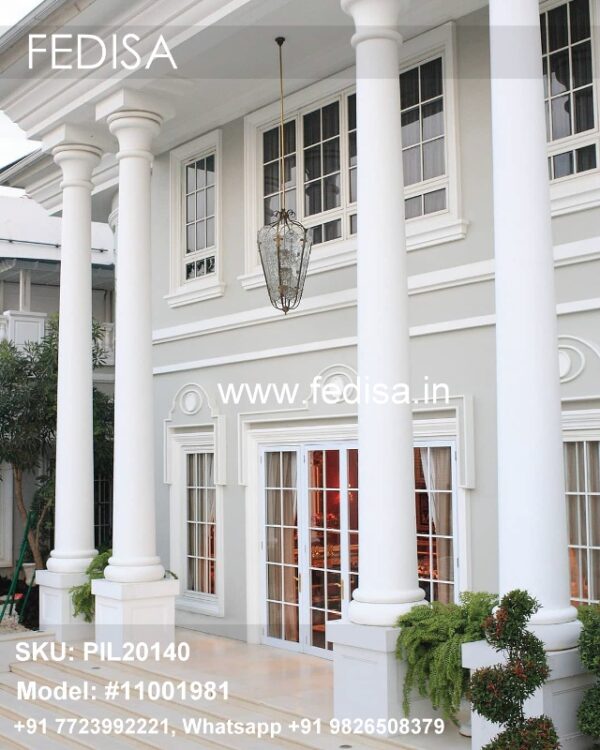 Roman Pillars Home Decor Concrete Pillar Design Cemented Pop Pillar Design
