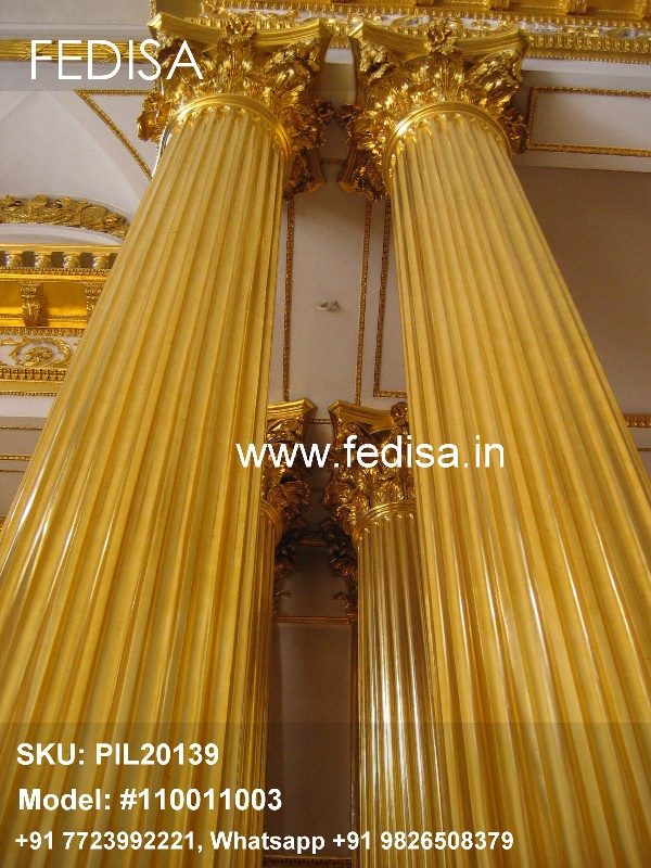 Pillars Stone Pillar Color Design Front House Round Pillar Design