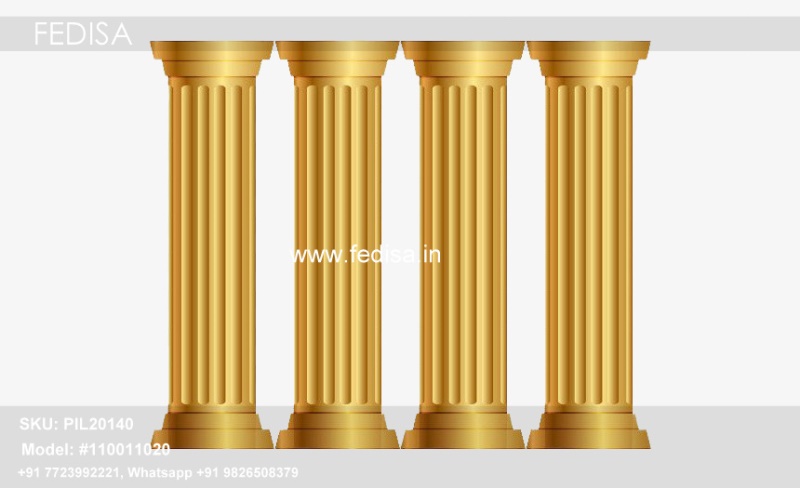 Diy Stone Column Pillar Design In Hall Pillar Plaster Design