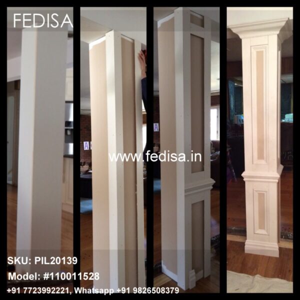 Isolated Column Footing Design Pillar Arch Design Pop Square Pillar Design