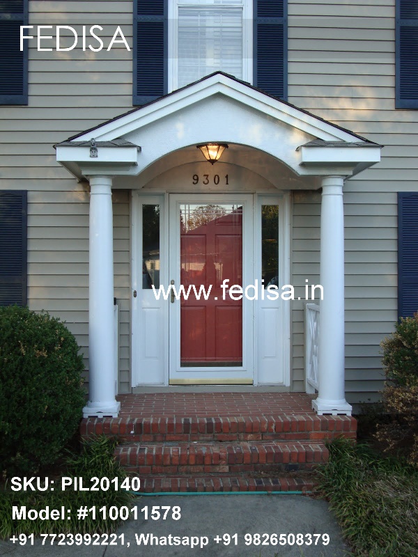 Front Wall Pillar Design Wooden Pillars Online Pillar Wall Design