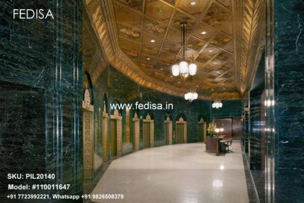 Front House Round Pillar Design Round Pillar Colour Design Pillar Partition Design