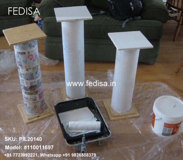 Gol Pillar Ki Design Front House Square Pillar Design Wall Pillar Decoration
