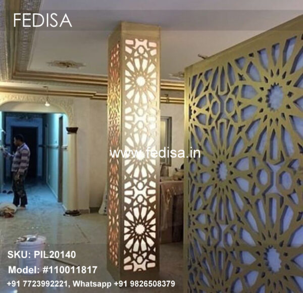 Building Concrete Pillars Round Pillar Colour Design Pillar Partition Design