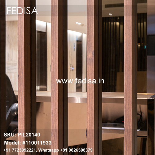 Stone And Wood Pillars Pillar Cladding Designs House Portico Pillar Design