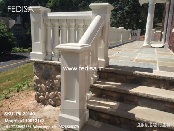 Inclined Column Design Example Door Pillar Design Pillar Home Design