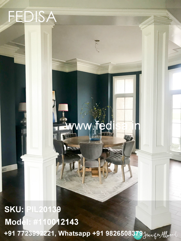 Concrete Pedestal For Steel Column Round Pillar Painting Designs Pillar Elevation Design