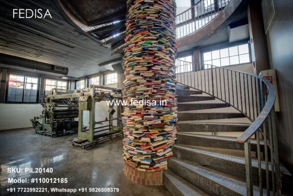 Column In Steel Structure Round Pillar Painting Designs Pillar Elevation Design