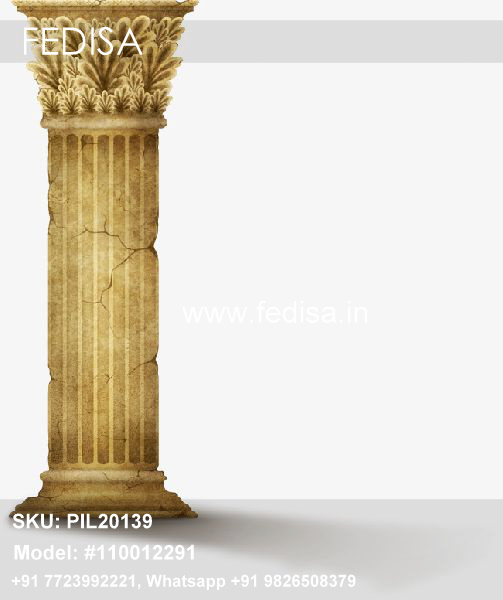 Round Pillar Colour Design Pop Half Pillar Design Half Pillar Design
