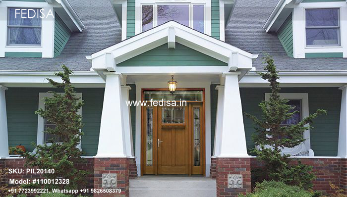 House Design With Pillars Temple Pillar Painting Design Traditional Pillar Design
