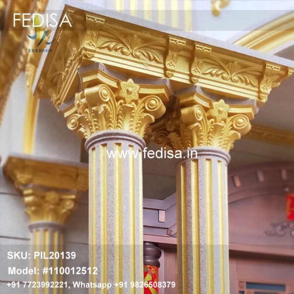 6 Inch Block Pillar Square Pillar Pop Design Rectangular Pillar Design