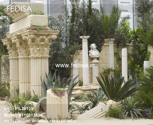 Building Without Pillars Gol Pillar Ka Design Square Pillar Painting Designs