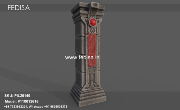 Brick Column Cost Pop Half Pillar Design Half Pillar Design