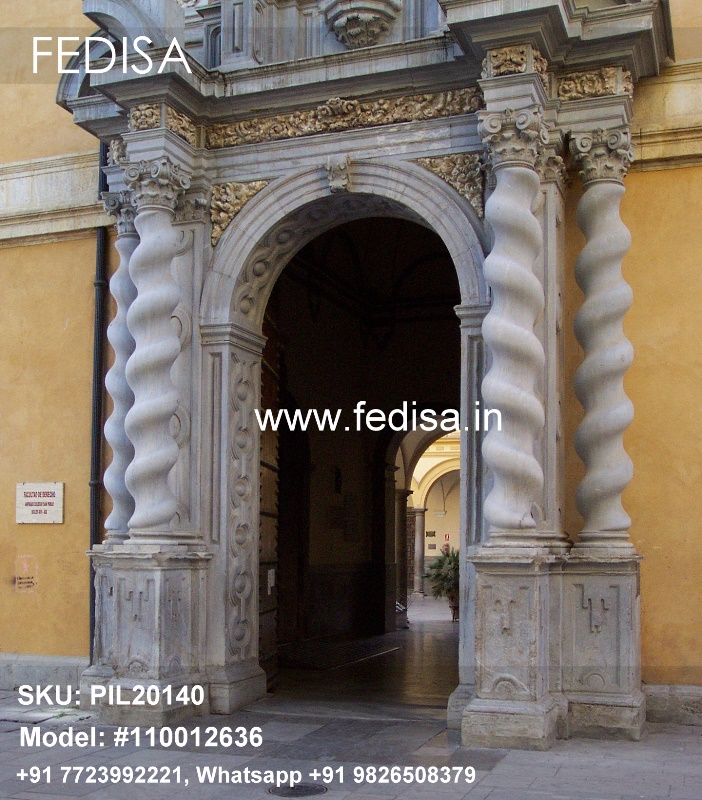 Exterior House Pillars Pillar Design With Tiles Pillar Design Home