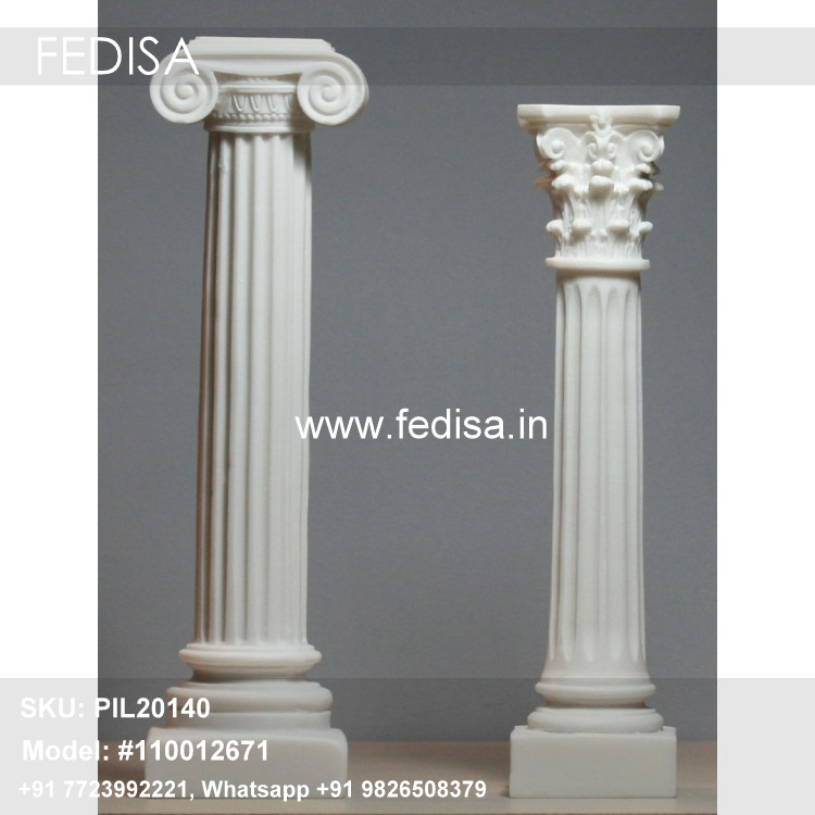 Concrete Column Design Pop Half Pillar Design Half Pillar Design