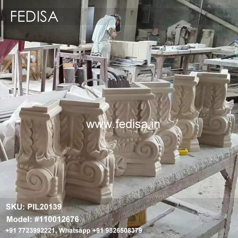 Round Pillar Design For Houses Modern Granite Pillar Design Pillar Corner Design