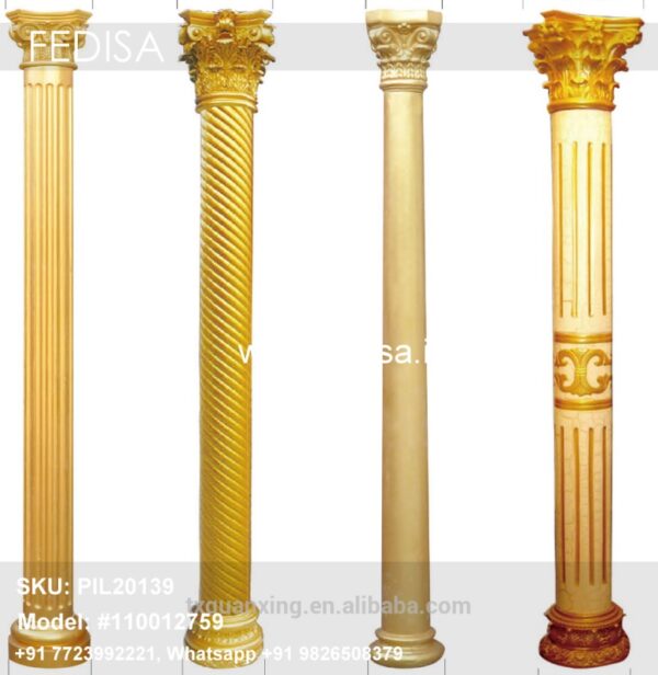 Slanted Column Design Pop Half Pillar Design Half Pillar Design