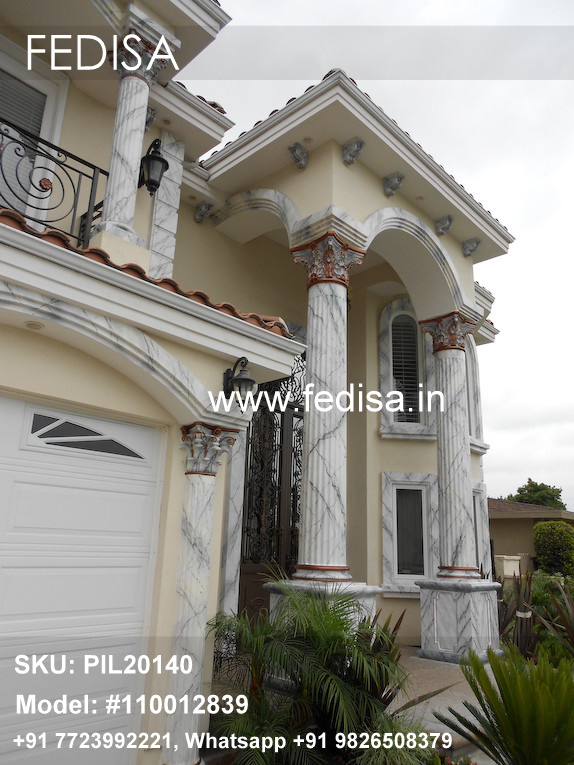 Home Round Pillar Design Corner Pillar Design Side Pillar Design