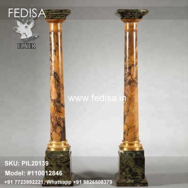 Inclined Column Design Example Pop Design For Round Pillar Cnc Pillar Design