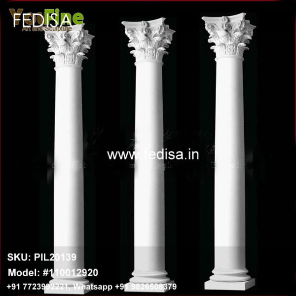 Front Gate Main Gate Granite Pillar Design Seven Pillars Design Studio Pillar Cover Design