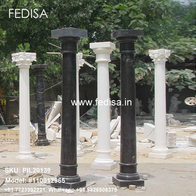 Round Pillar Pop Design Pillar Jali Design Cement Round Pillar Design