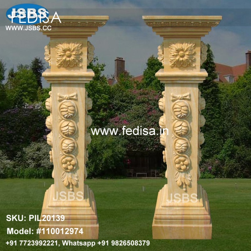 Wooden Pillars Online Modern House With Pillars Tiles Design For Pillars