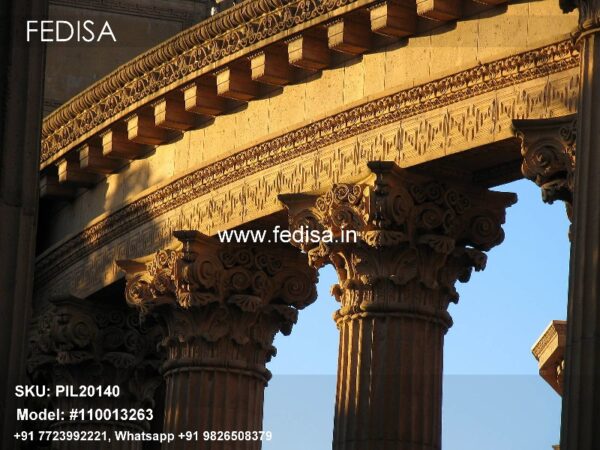 Diy Stone Column House Design With Pillars Pillar Inside Living Room