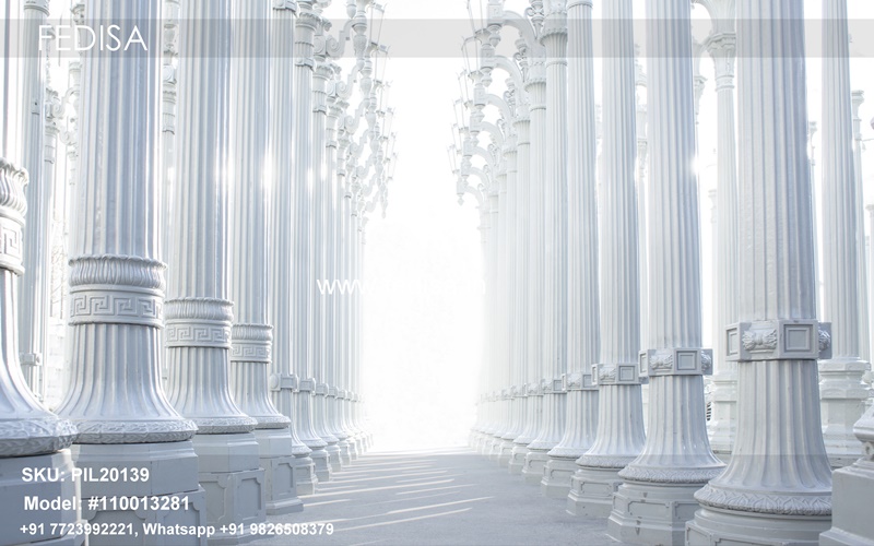 Brick House With Pillars Pop Design On Pillar Pillar Design For Balcony