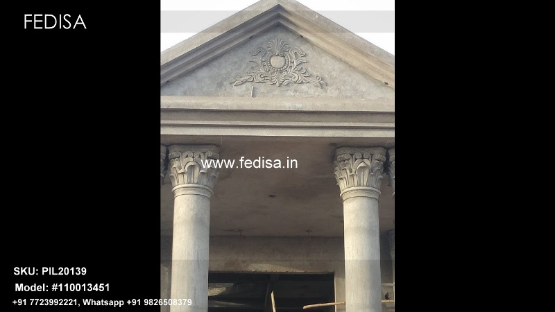 Inclined Column Design Example Pop Design On Pillar Pillar Design For Balcony