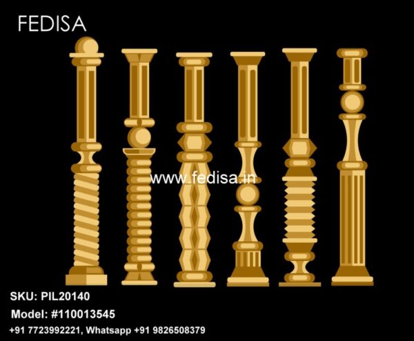 Window Column Design Cement Design Pillar Round Pillar Plaster Design