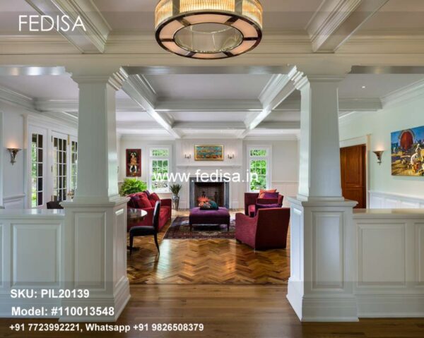 Isolated Rcc Column Footing Modern House With Pillars Tiles Design For Pillars