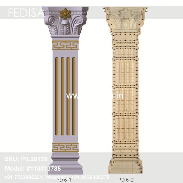 Aluminum Pillars Square Pillar Designs For Residential Buildings Latest Gate Pillar Design