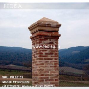 Brick Wall With Pillars Home Design Pillar Decorating Pillars Inside House
