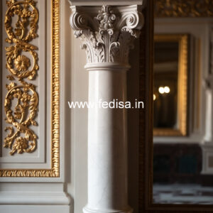Marble Pillar Design for Balcony