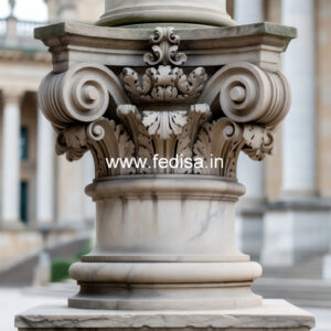 Marble Pillar Design for Mandir