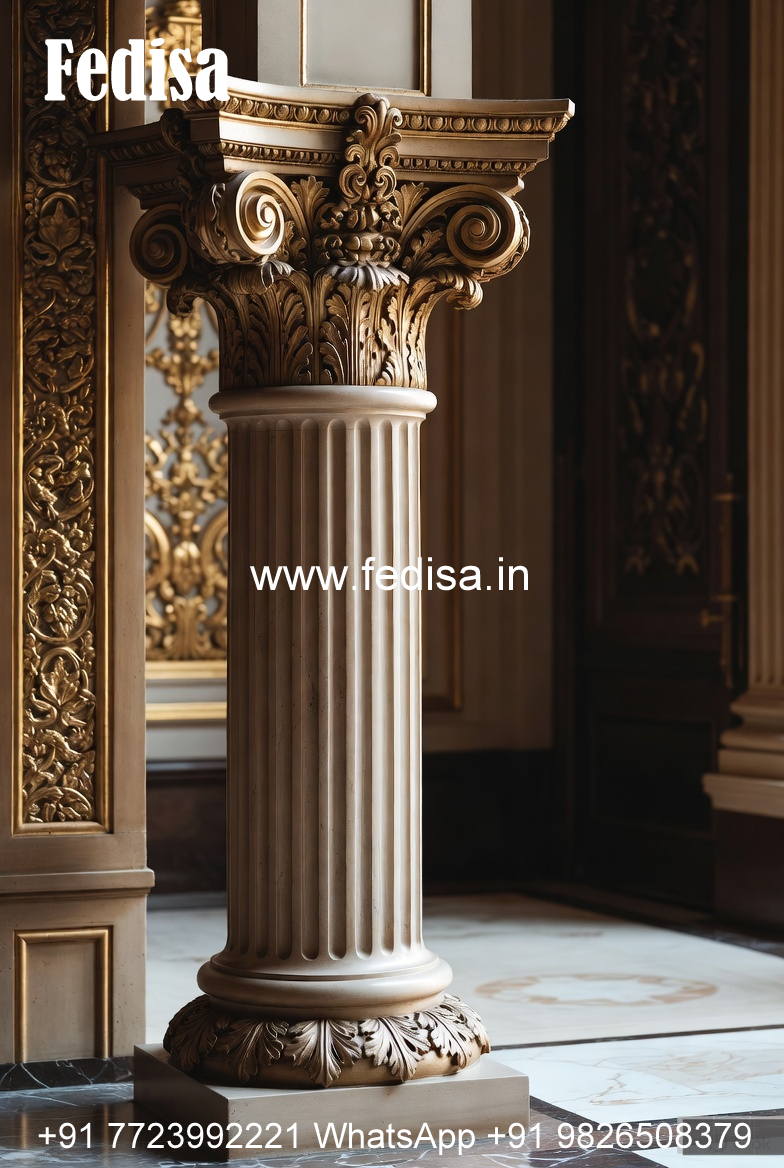 Marble Pillar Design for Commercial Buildings