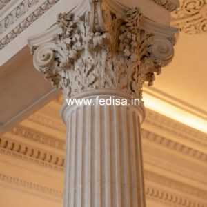 Marble Pillar Design with LED Lights