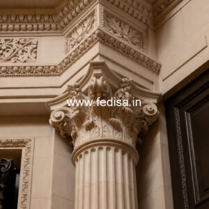 Marble Pillar Design for Rich Interior